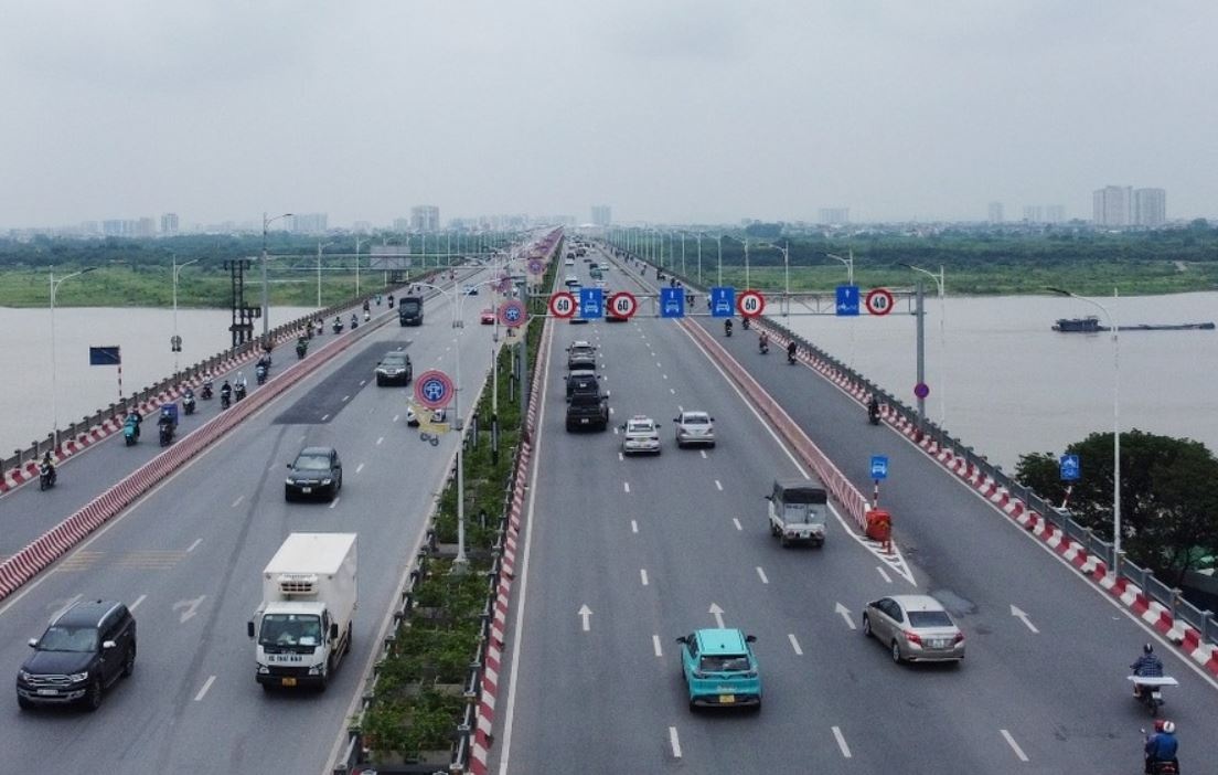 Ban giao cau Vinh Tuy 2 ve So GTVT Ha Noi quan ly hinh anh