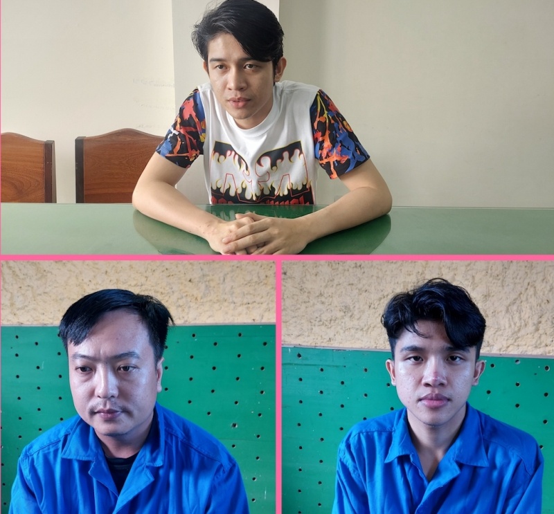 Duong Quoc Quan,  Duong Trieu Phu,  Tieu Thai Hung,  Danh bac qua mang anh 1