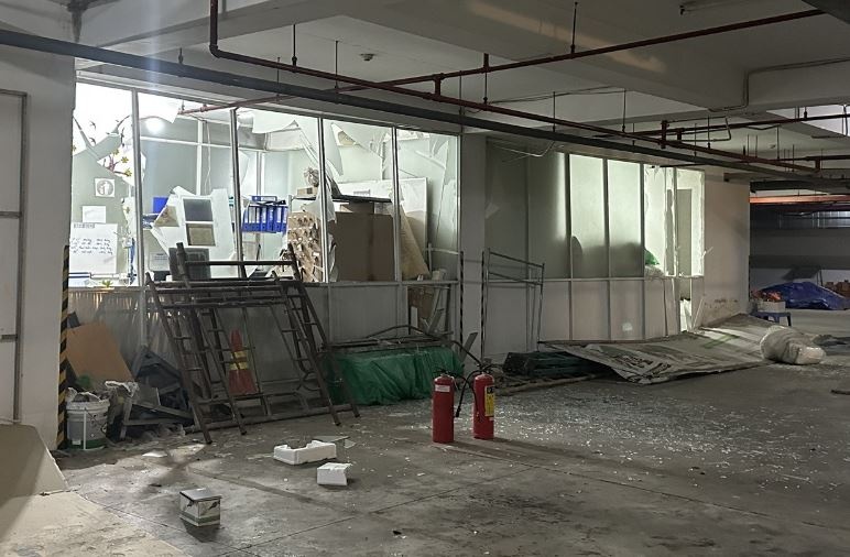 No lon duoi tang ham khu can ho o Binh Duong hinh anh