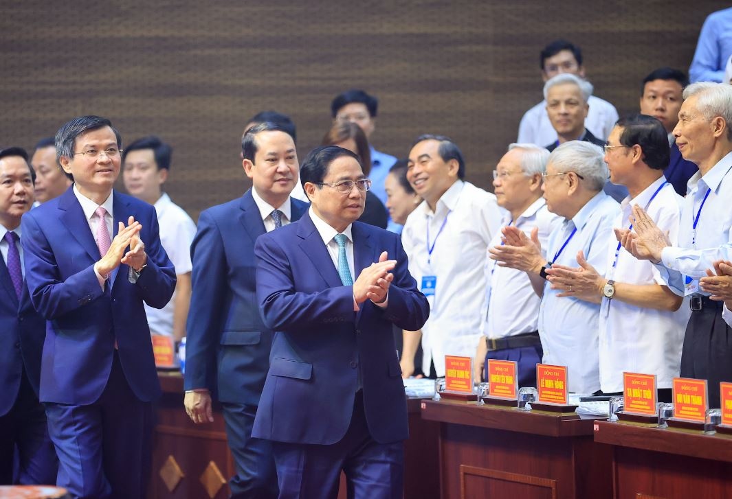 Thu tuong Pham Minh Chinh du hoi nghi cong bo Quy hoach tinh Ninh Binh hinh anh