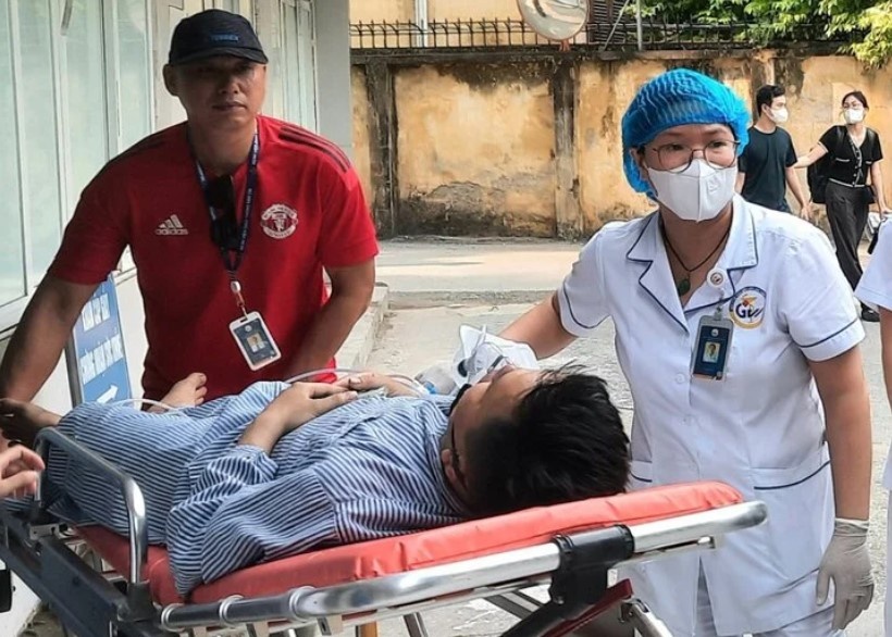 Chieu nay, 3 nan nhan bi thuong trong vu chay o Trung Kinh ra vien hinh anh