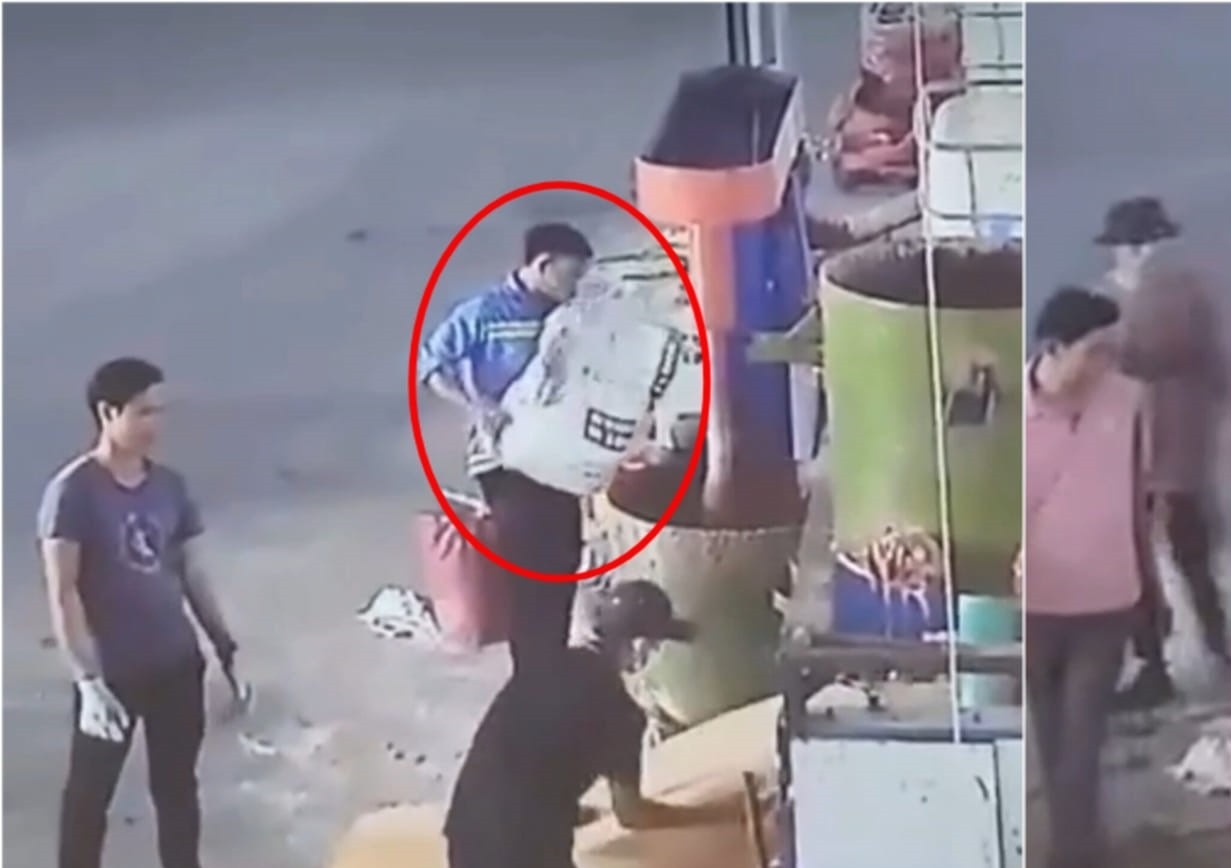 Nam cong nhan moi di lam duoc 9 ngay thi gap nan hinh anh