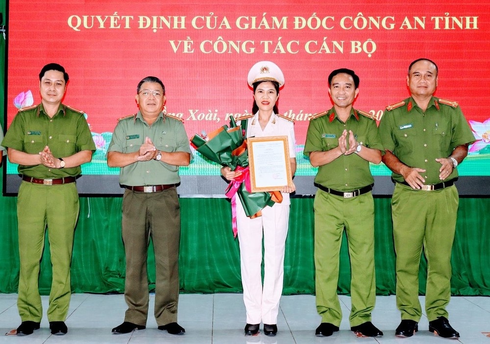 Dieu dong, bo nhiem can bo cong an o hai tinh hinh anh