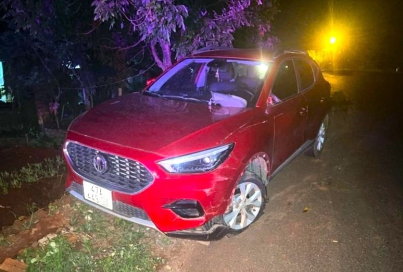 Mot quan nhan vi pham nong do con, gay tai nan roi bo tron hinh anh