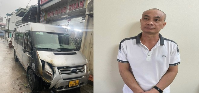 Dot oto 16 cho,  Hoang Quoc Huy,  Quang Ninh anh 1