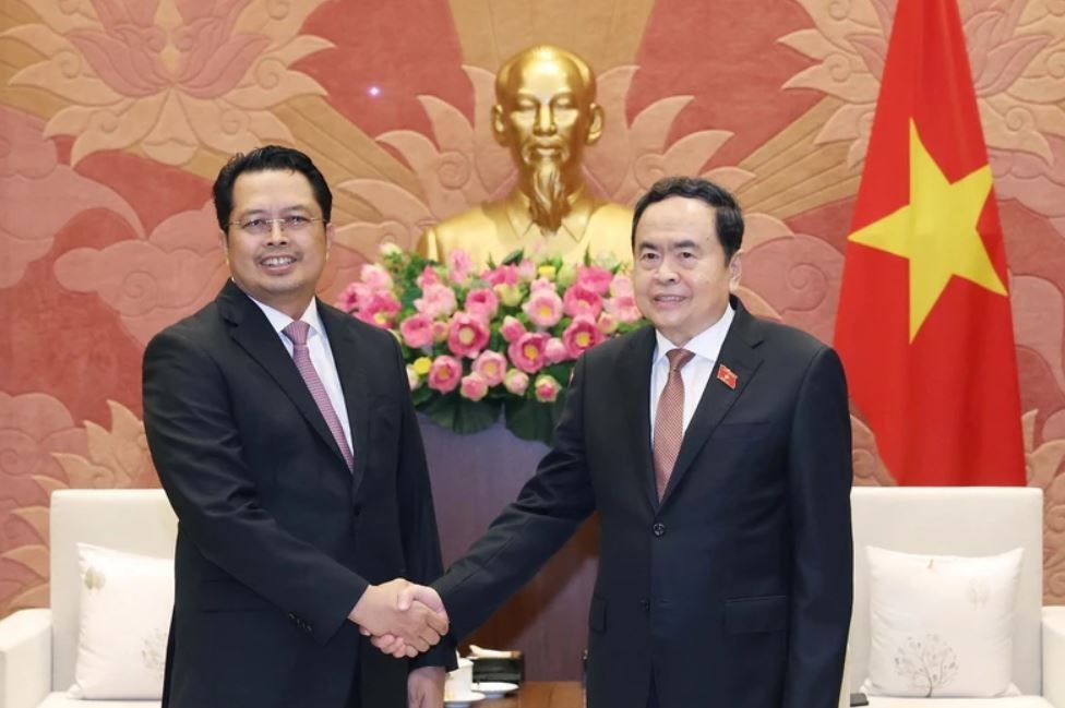 Chu tich Quoc hoi tiep Pho Chu tich Thuong vien Indonesia hinh anh