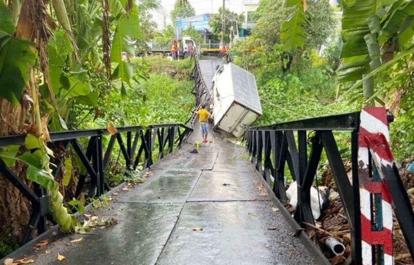 Sap cau Cai Tom Trong o Dong Thap hinh anh