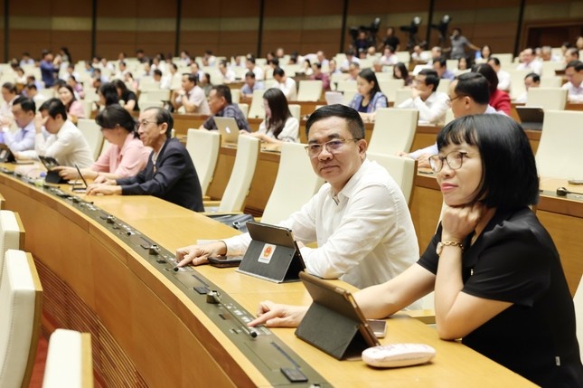 Quoc hoi hop dot 2 cua Ky hop thu 7, xem xet quyet dinh nhieu noi dung hinh anh