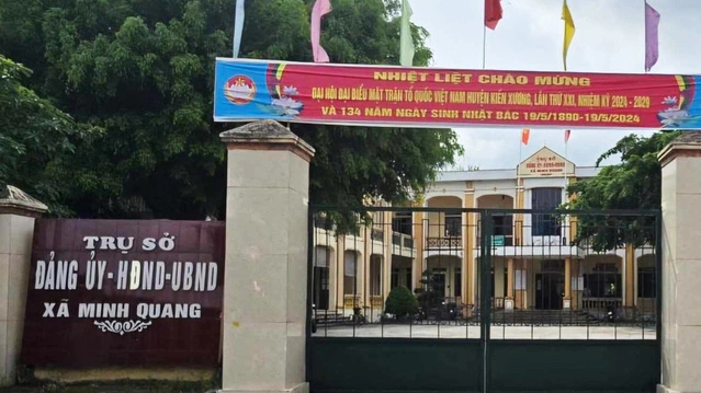 Bat them mot chu tich xa o Thai Binh lien quan doanh nhan La 'dien' hinh anh