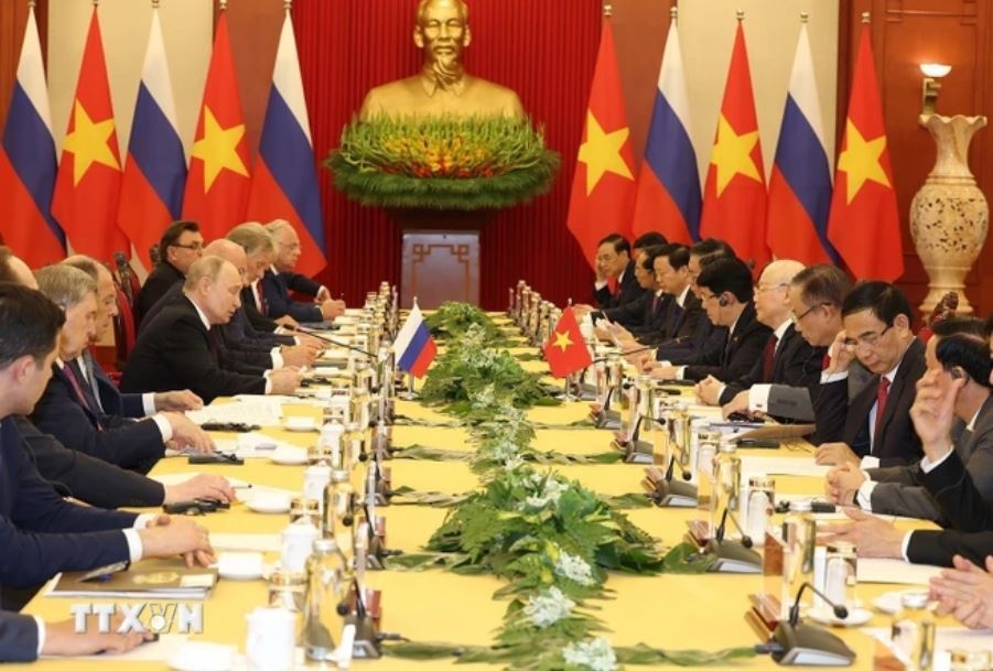 Vladimir Putin Nguyen Phu Trong anh 2