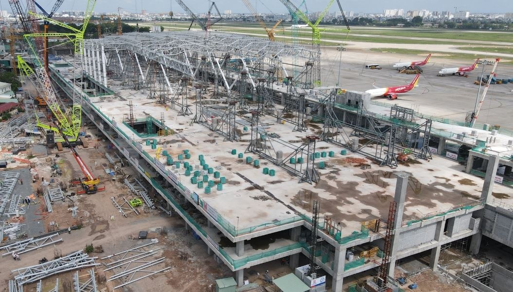 Ga T3 san bay Tan Son Nhat da xong phan tho hinh anh