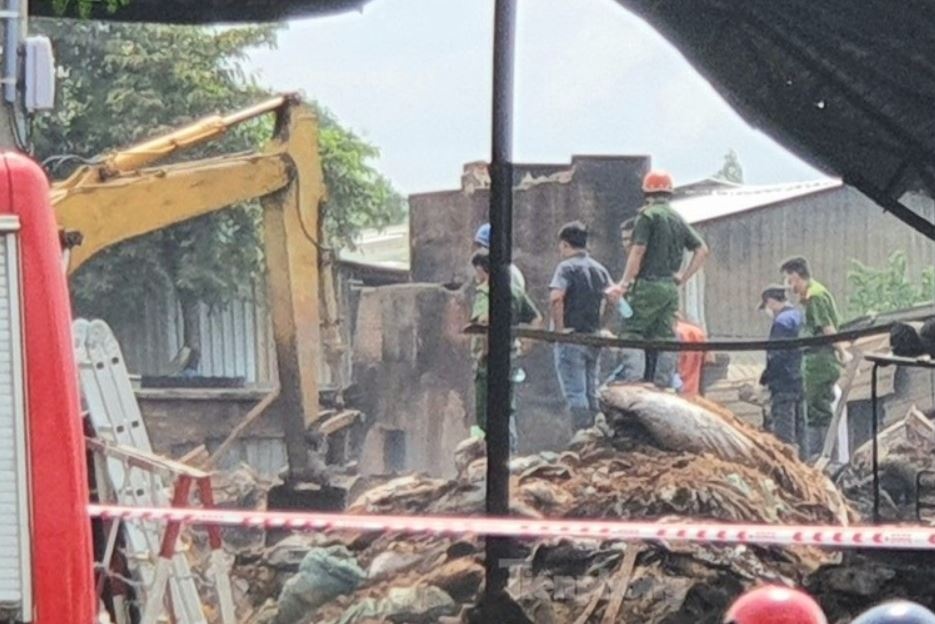 Hai nan nhan tu vong trong vu chay o TP.HCM vi quay lai dap lua hinh anh