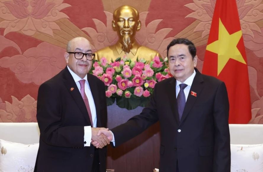 Chu tich Quoc hoi tiep Chu tich Hiep hoi TTK Nghi vien the gioi hinh anh