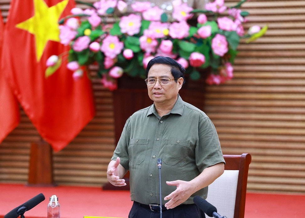 Thu tuong dong vien cong nhan tai Du an duong day 500kV mach 3 hinh anh