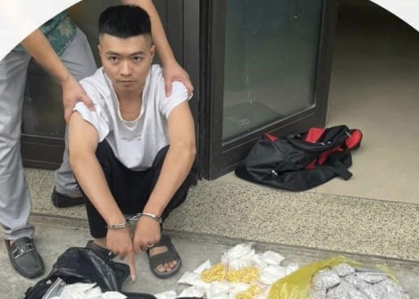 Nguy trang ma tuy tong hop trong cac tui bot rau ma hinh anh