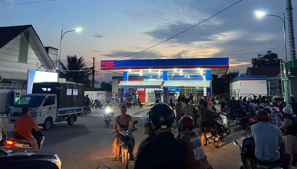 Tim thay thi the nhan vien cay xang mat tich 3 ngay hinh anh