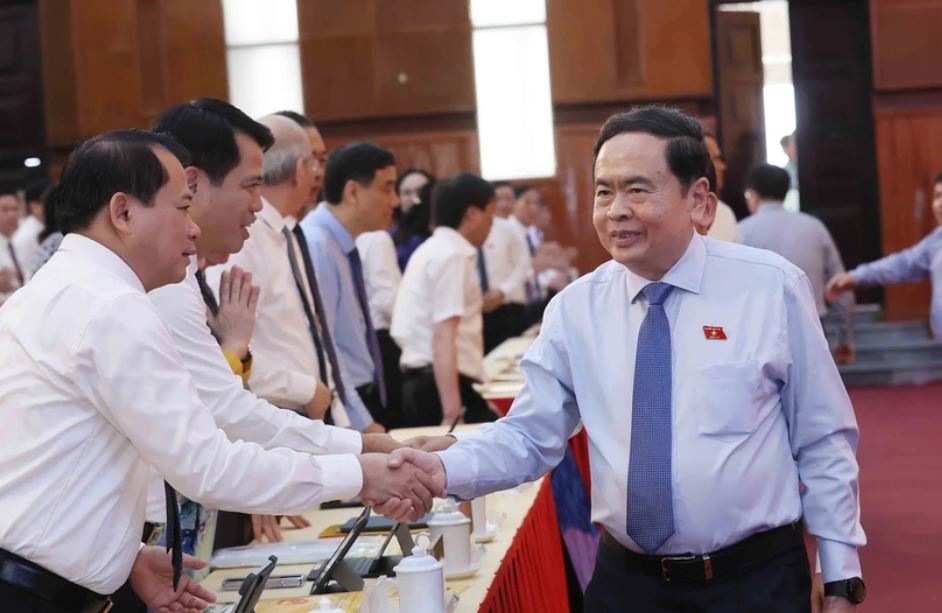 Chu tich Quoc hoi Tran Thanh Man du Ky hop HDND tinh Thanh Hoa hinh anh