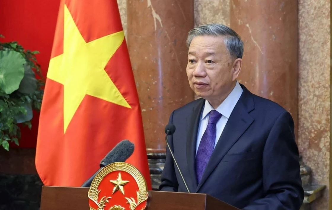 Chu tich nuoc To Lam len duong tham cap Nha nuoc toi Lao va Campuchia hinh anh