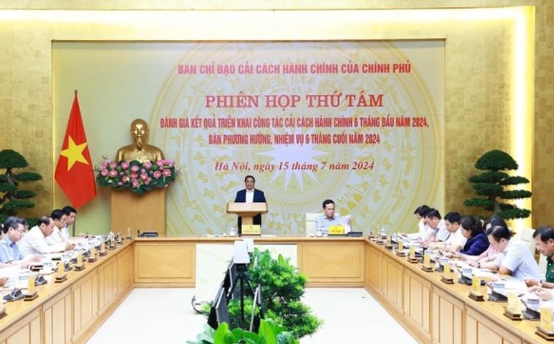 Ban Chi dao Cai cach hanh chinh cua Chinh phu hop phien lan 8 hinh anh