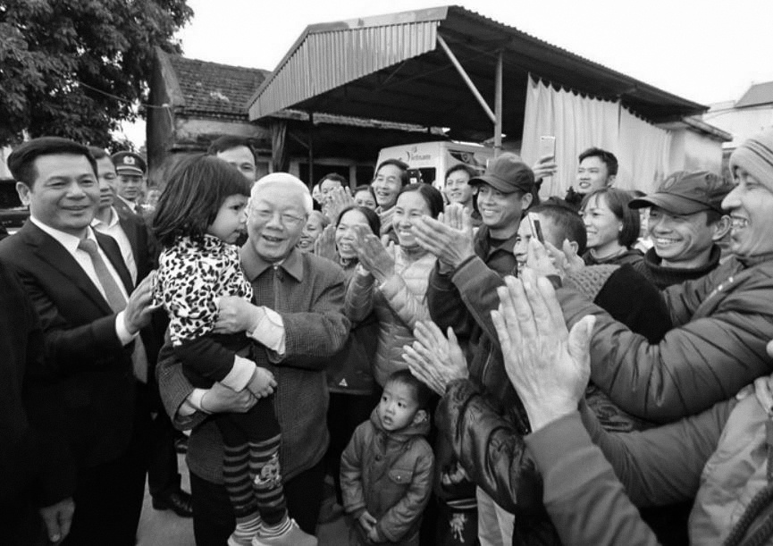 Tong Bi thu Nguyen Phu Trong - nha lanh dao duoc nhan dan yeu men hinh anh