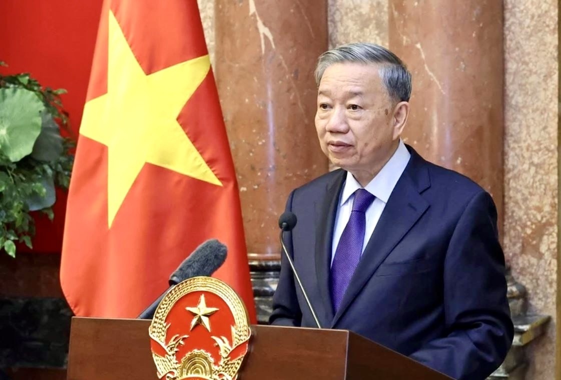 Chu tich nuoc noi ve Tong Bi thu Nguyen Phu Trong hinh anh