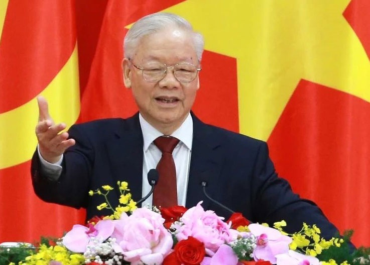 Lanh dao cac nuoc bay to kham phuc Tong bi thu Nguyen Phu Trong hinh anh