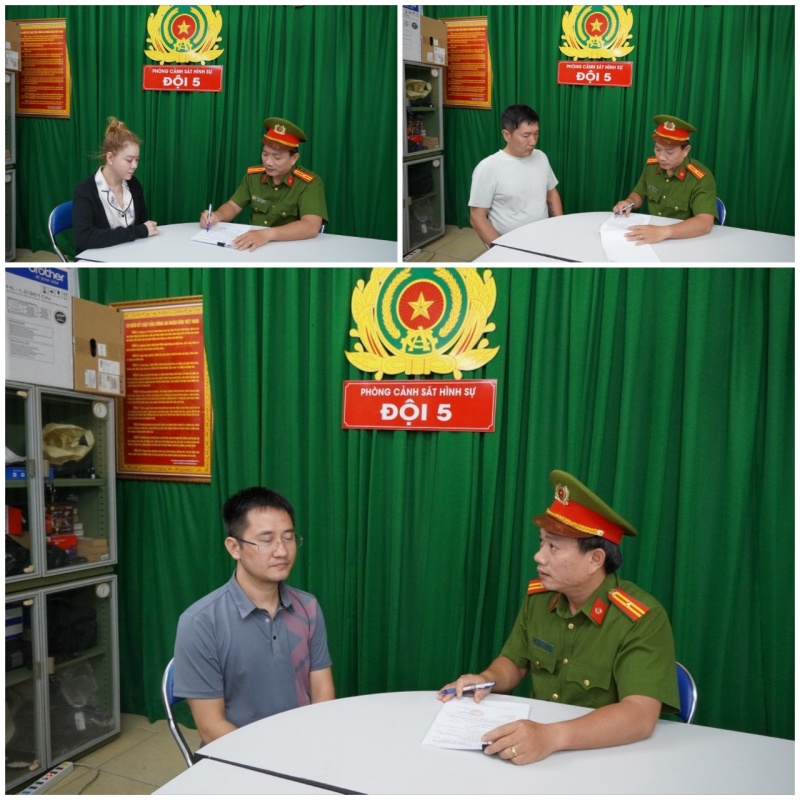 Hoang Anh Hao,  Yu Sungho,  Ngo Thi Ngoc Thuy,  Lee Jihyoung,  Kim Ji Hoon,  Kang MinCheol,  Nguyen Kim Diem,  Madam Yen,  Nha hang G&G anh 2