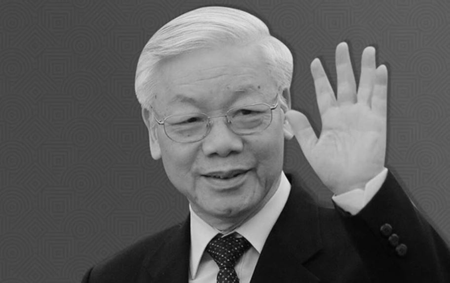 Dien, thu, thong diep chia buon Tong bi thu Nguyen Phu Trong tu tran hinh anh