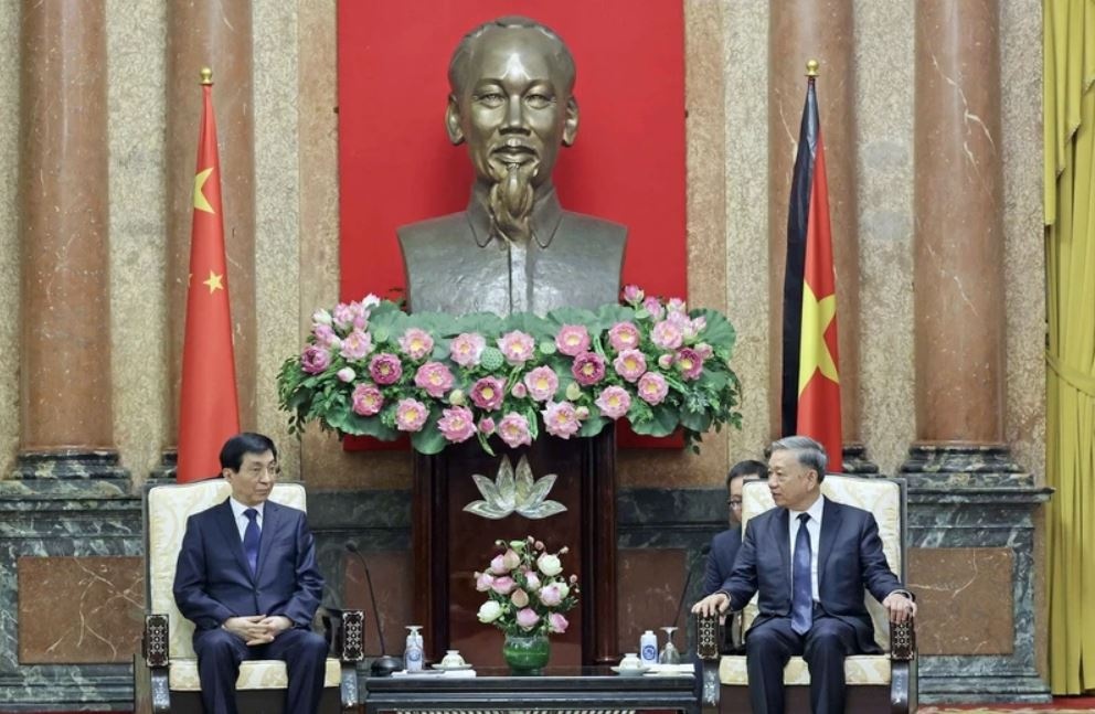 Chu tich nuoc To Lam tiep doan dai bieu Dang, Nha nuoc Trung Quoc hinh anh