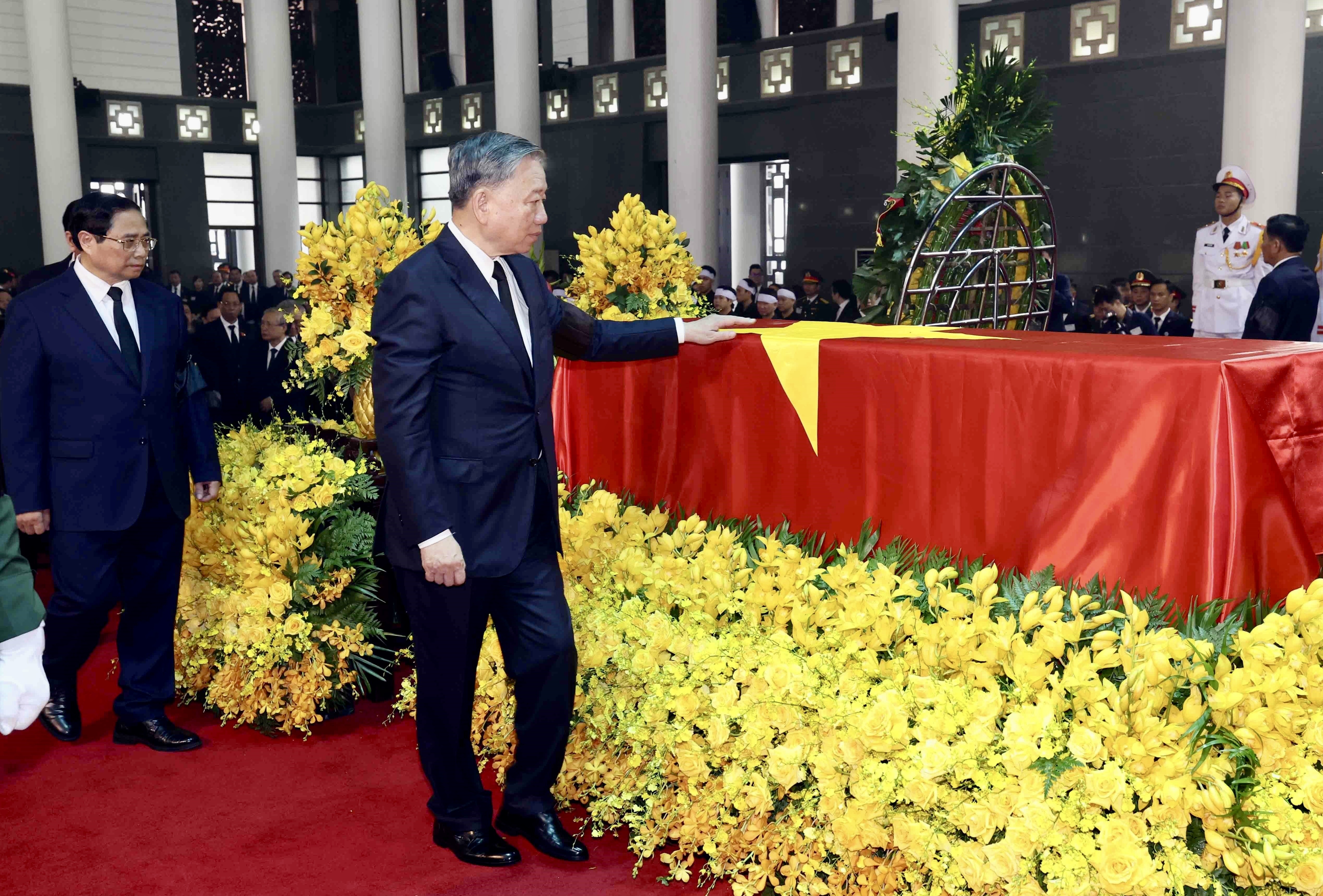 Quoc tang Tong Bi thu Nguyen Phu Trong hinh anh