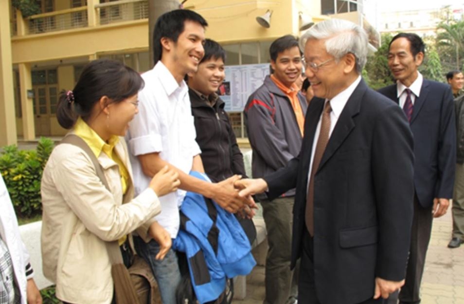 Tinh cam cua Tong Bi thu voi Dai hoc Quoc gia Ha Noi hinh anh