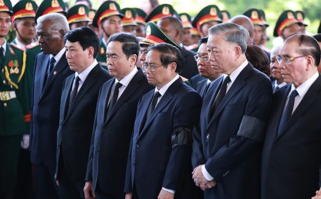 Le an tang Tong Bi thu Nguyen Phu Trong hinh anh