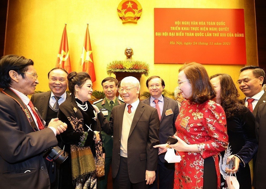 Tong Bi thu Nguyen Phu Trong va tinh yeu van hoc hinh anh