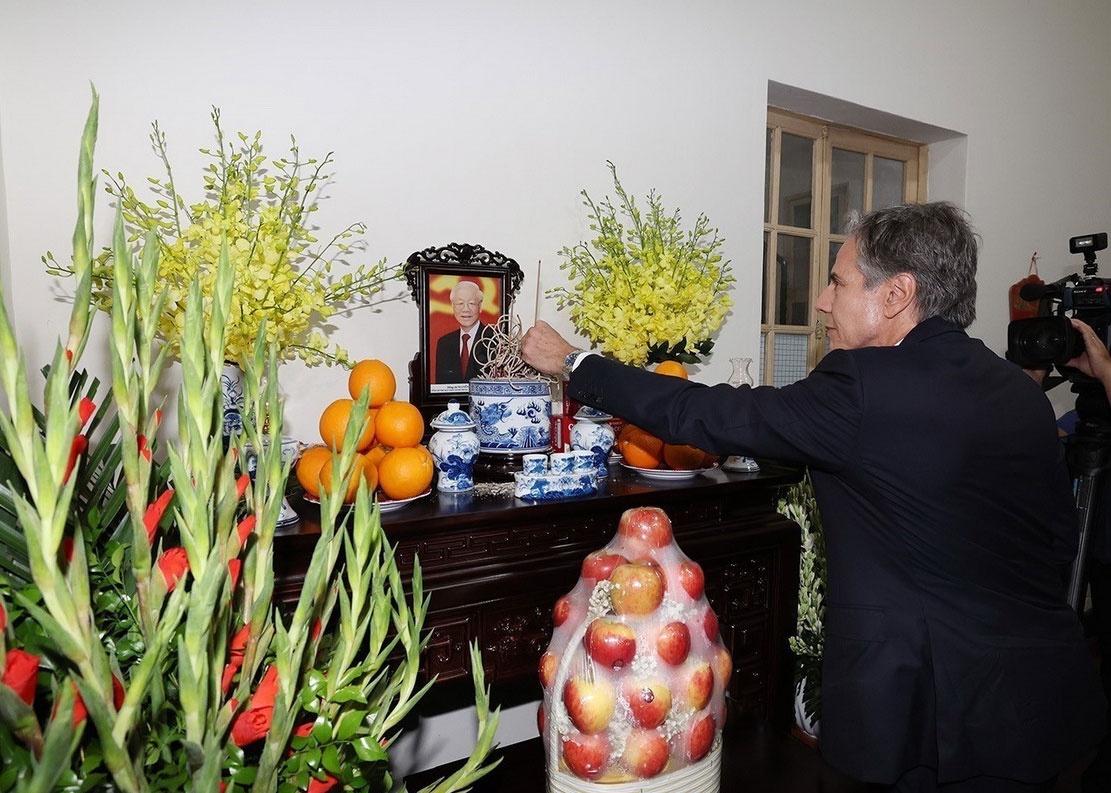 Thu chia buon cua Tong thong My sau khi TBT Nguyen Phu Trong tu tran hinh anh