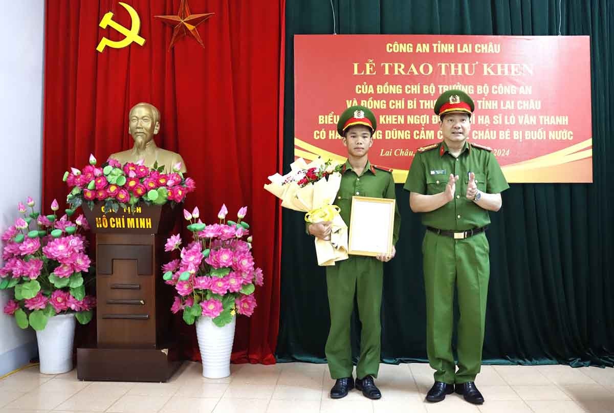 Bo truong Luong Tam Quang gui thu khen chien si cuu song 2 chau be hinh anh