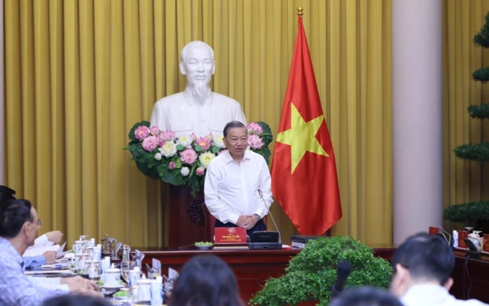 Chu tich nuoc chu tri hop Ban Chi dao Cai cach Tu phap Trung uong hinh anh