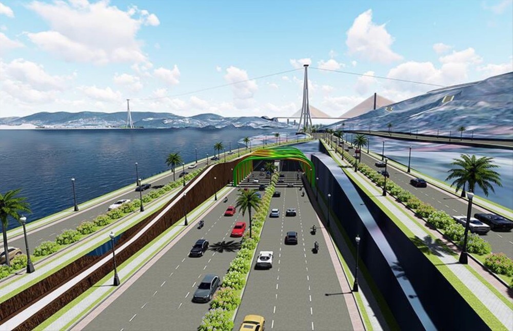 Quang Ninh xay ham vuot bien lon nhat Viet Nam hinh anh