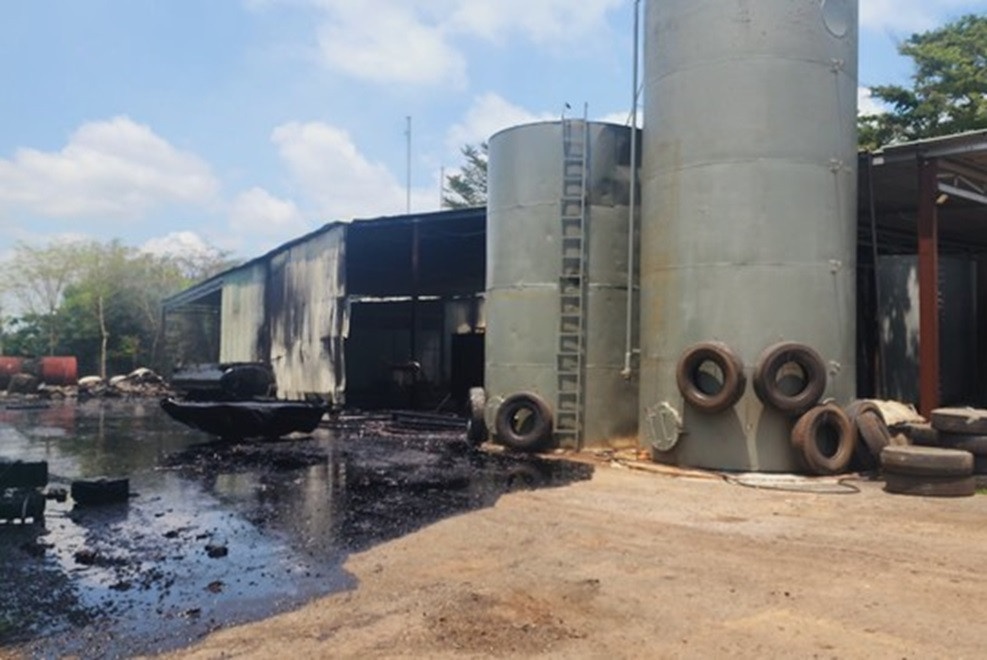 No lo hoi,  Binh Phuoc,  Cong ty Buffalo anh 1