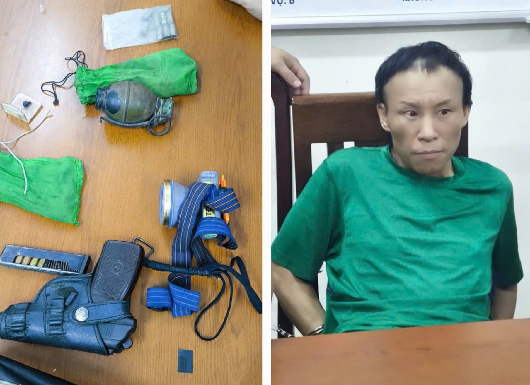 Bat doi tuong truy na luon mang theo sung va luu dan hinh anh