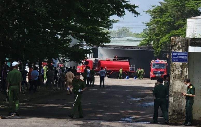Nguyen nhan vu no lo hoi tai Binh Phuoc hinh anh