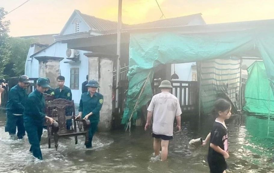 Thuy dien Thac Ba xa lu gay ngap ung hinh anh