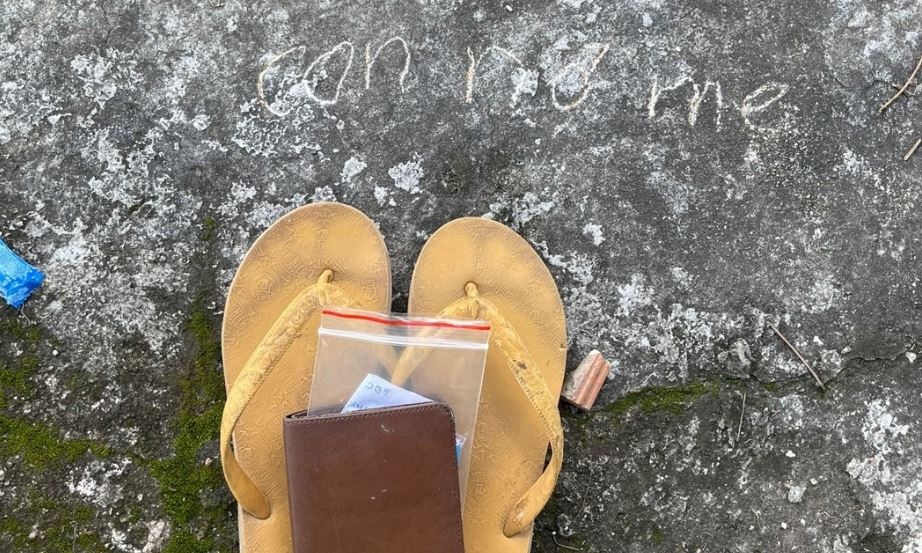 De lai but tich roi nhay song, thanh nien sau do boi nguoc len bo hinh anh