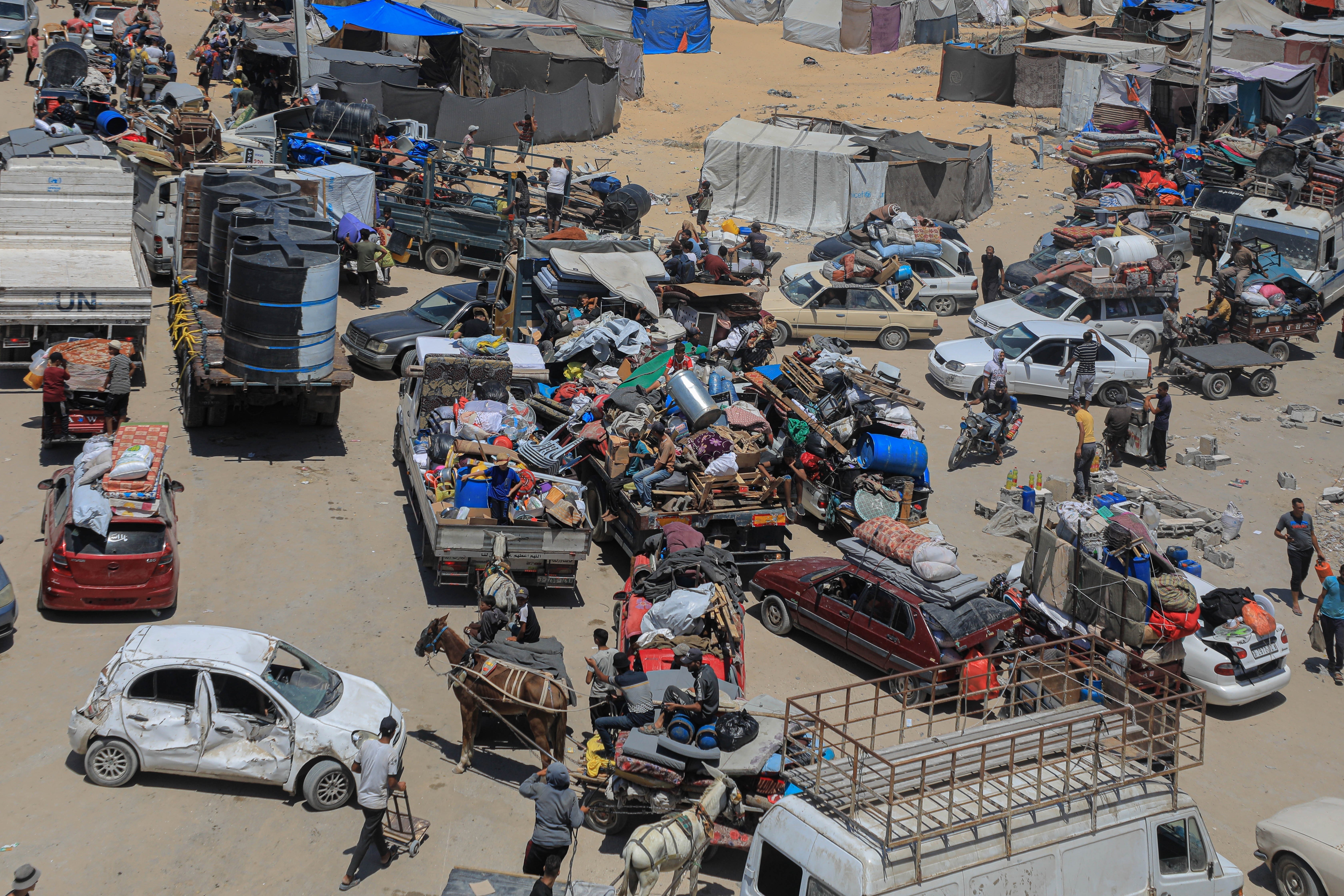 Lanh dao My, Anh, Phap, Duc va Italy ra tuyen bo chung ve Trung Dong hinh anh