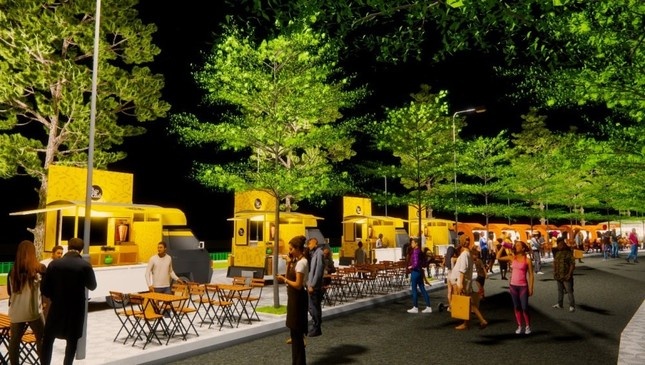 Pho dem Trung Son duoc dau tu hon 50 ty dong tai TP.HCM co gi? hinh anh