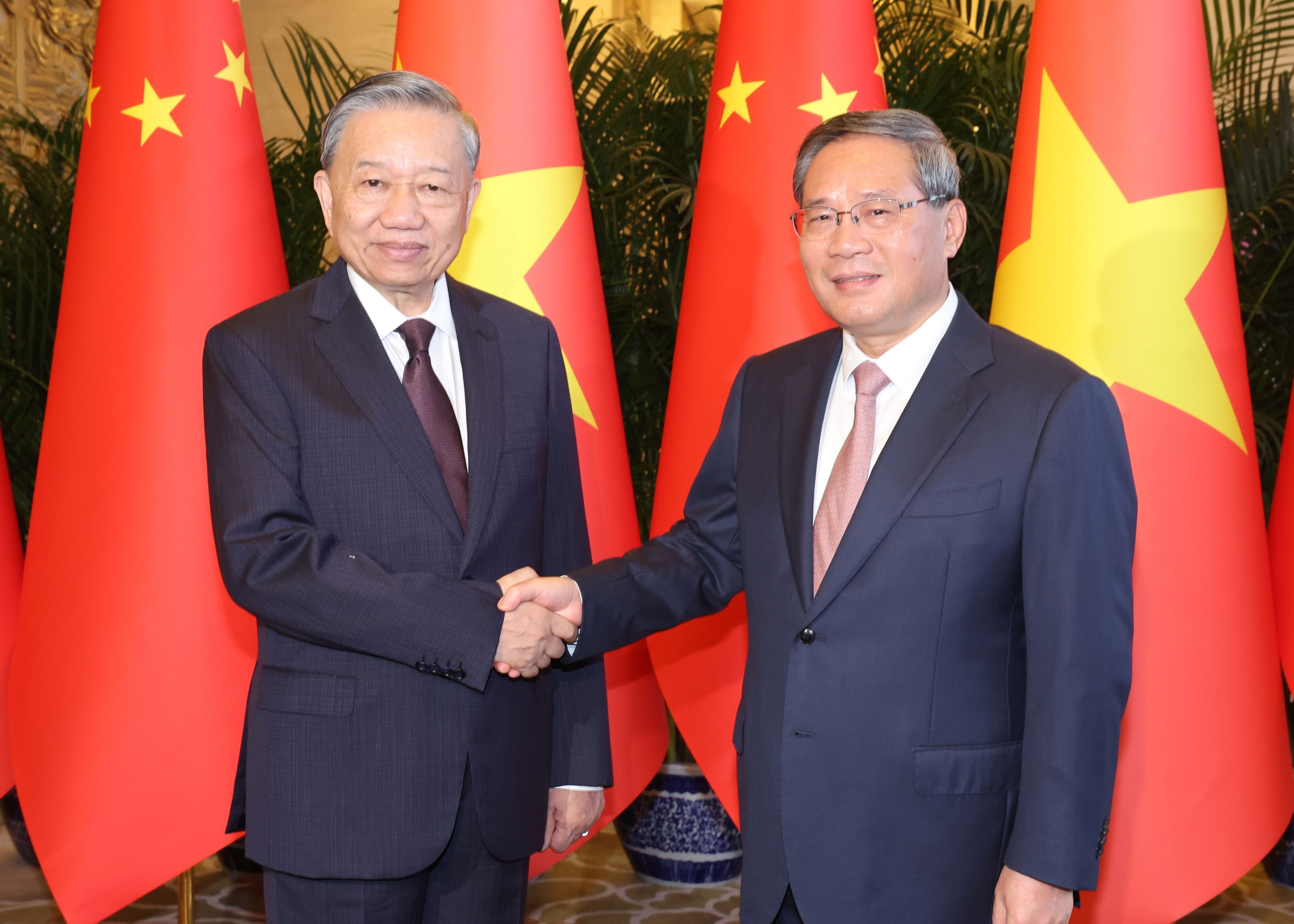 Tong Bi thu, Chu tich nuoc To Lam hoi kien Thu tuong Trung Quoc hinh anh