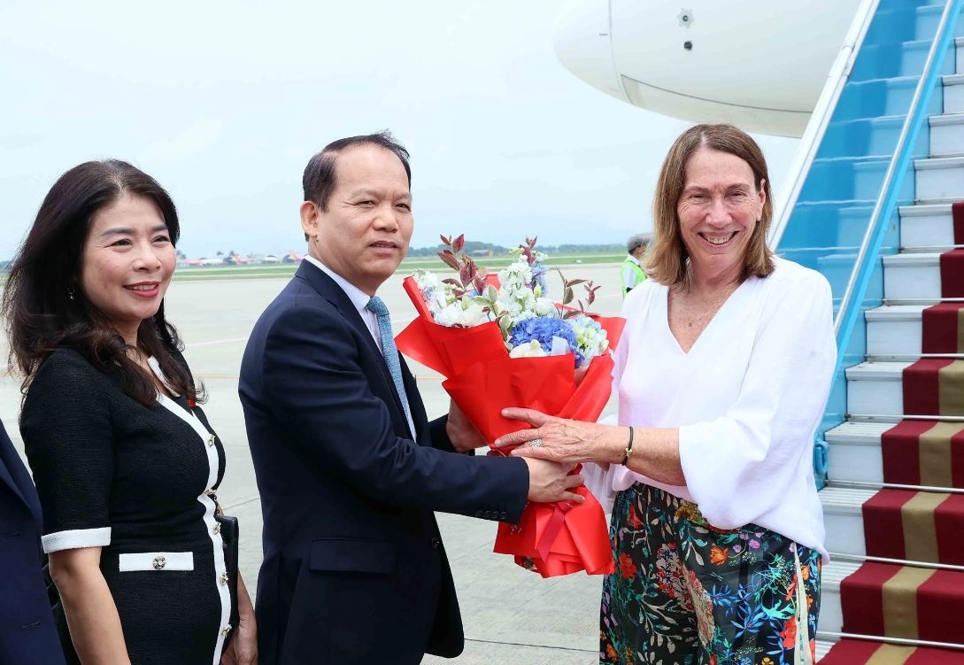 Chu tich Thuong vien Australia Sue Lines den Ha Noi hinh anh