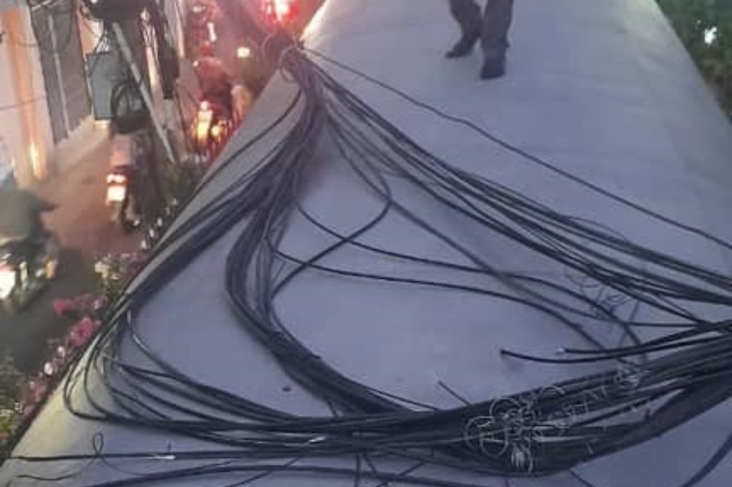 Tau hoa chan duong TP.HCM anh 1