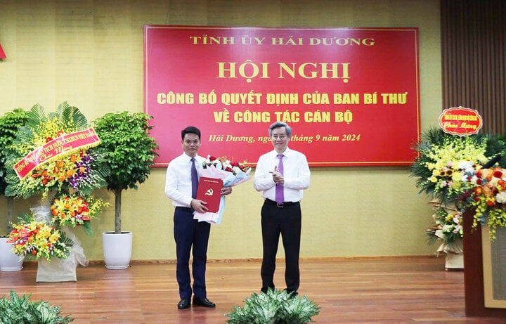 Thieu tuong Le Ngoc Chau giu chuc Pho Bi thu Tinh uy Hai Duong hinh anh