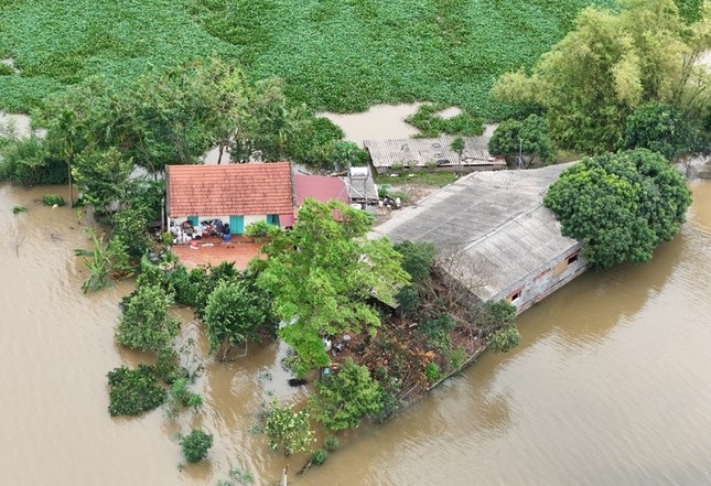 Ha Noi phat lenh bao dong lu tren song Cau, song Bui hinh anh