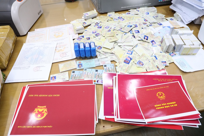 Lam gia bang cap,  Giay to anh 3